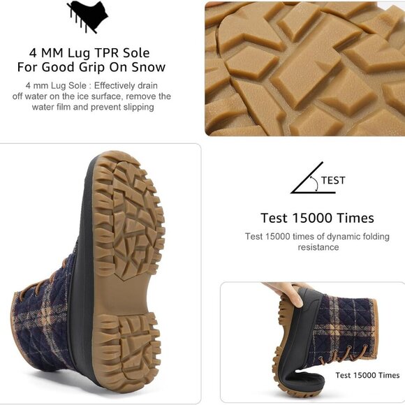 Waterproof Durable Winter Duck Boots for Women - Picture 5 of 9